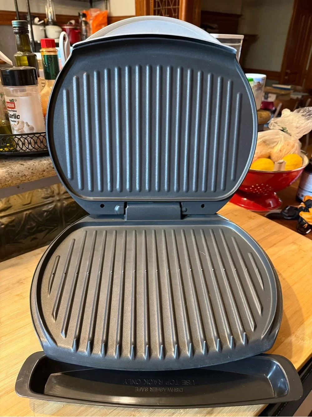 George Foreman Grand Champ Indoor Electric Grill (Model GR36P) - Silver